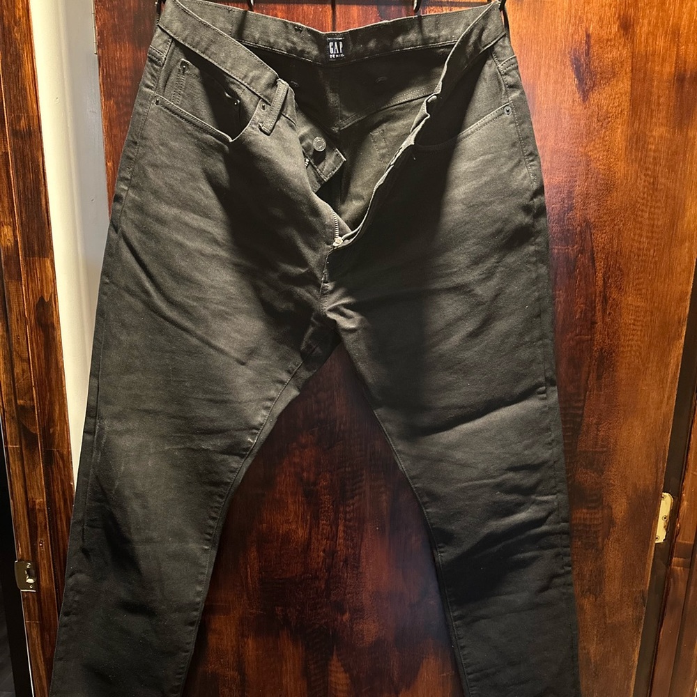 Worn once black GAP jeans